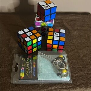 Rubik’s cubes assorted mind puzzles games bundle